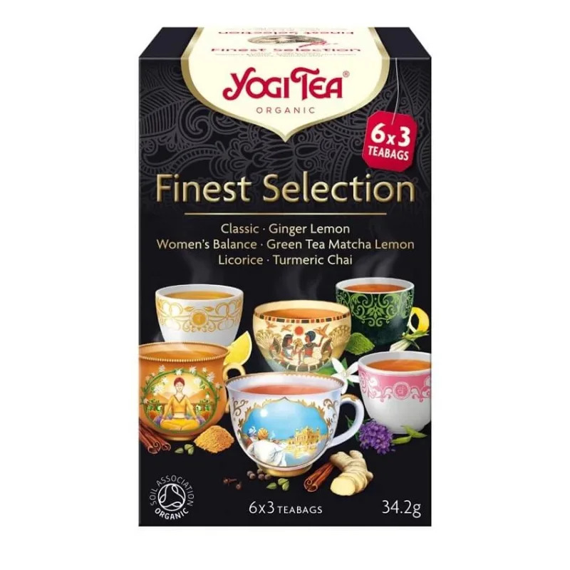 Ceai Finest Selection, 6 x 3 plicuri, Yogi Tea — preț și oferte