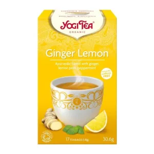 Ceai Ghimbir si Lamaie, 17 plicuri, Yogi Tea