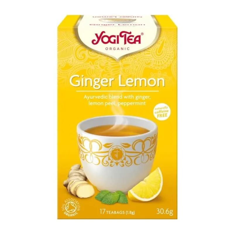 Ceai Ghimbir si Lamaie, 17 plicuri, Yogi Tea — preț și oferte