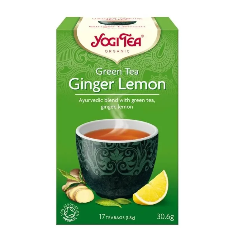 Ceai Ginger Lemon, 17 plicuri, Yogi Tea — preț și oferte