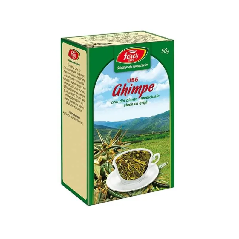 Ceai Ghimpe iarbă, U86, 50 g, Fares — preț și oferte