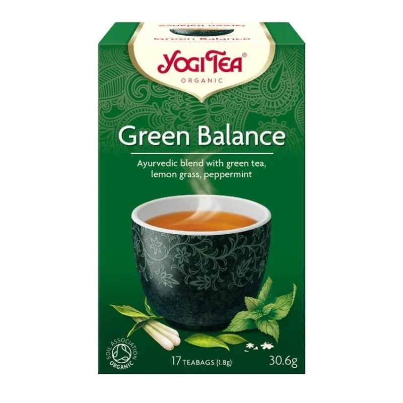 Ceai Green Balance, 17 plicuri, Yogi Tea — preț și oferte