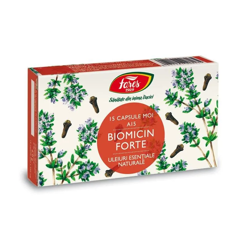 FARES, Biomicin Forte, 15 capsule moi — preț și oferte