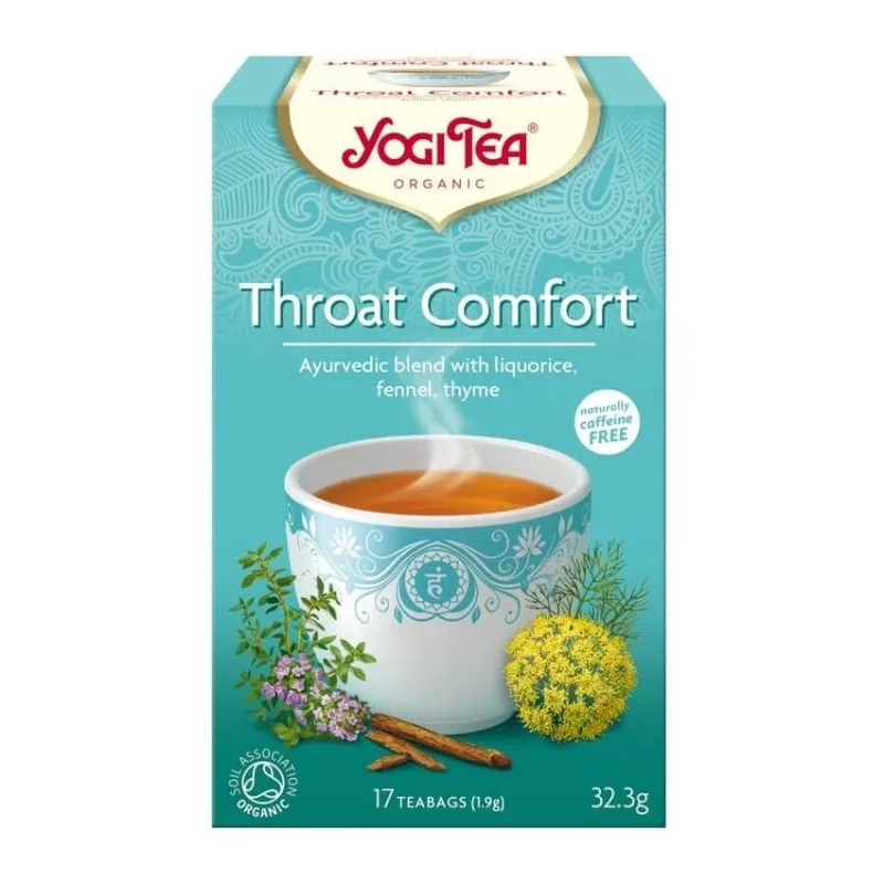 Ceai Throat Confort, 17 plicuri, Yogi Tea — preț și oferte