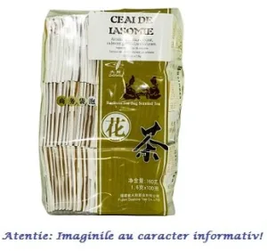 Ceai verde cu Iasomie relaxant vitalizant, 100 plicuri, Naturalia Diet