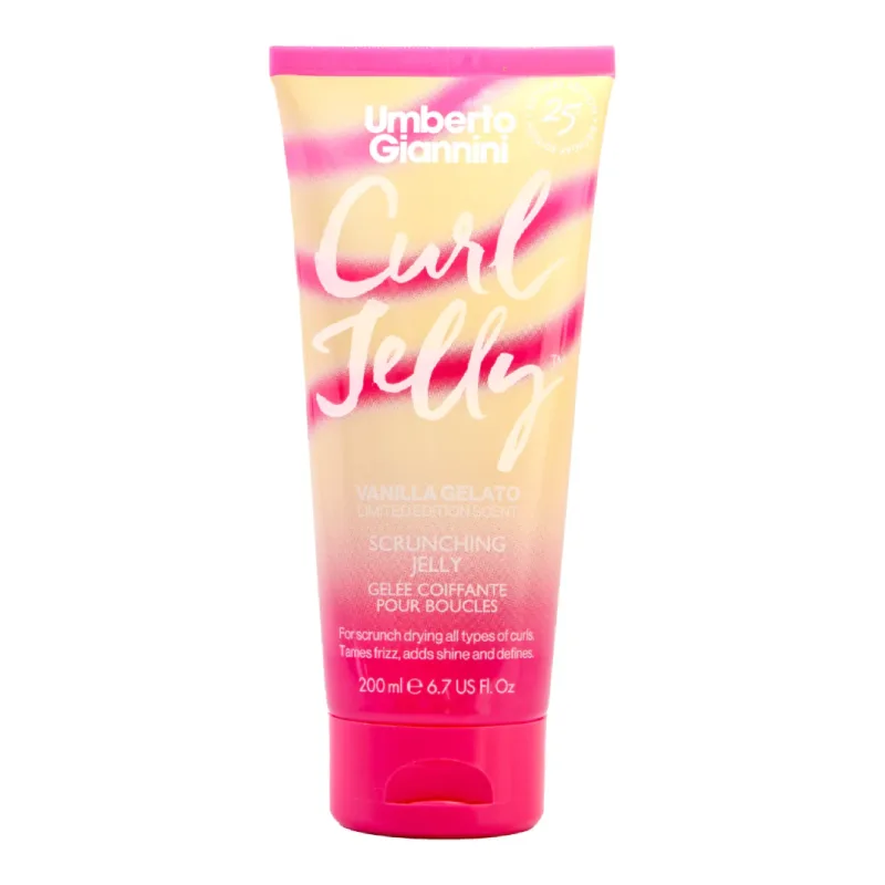 Gel pentru definirea buclelor Vanilla Gelato Curl Jelly Scrunching, 200 ml, Umberto Giannini — preț și oferte