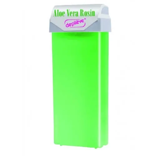 Ceară roll-on de unică folosință cu Aloe Vera Rosin, 100 ml, Depileve — preț și oferte