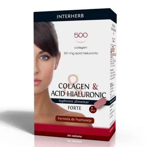 Colagen cu Acid Hialuronic Forte, 30 capsule, Casa Herba — preț și oferte