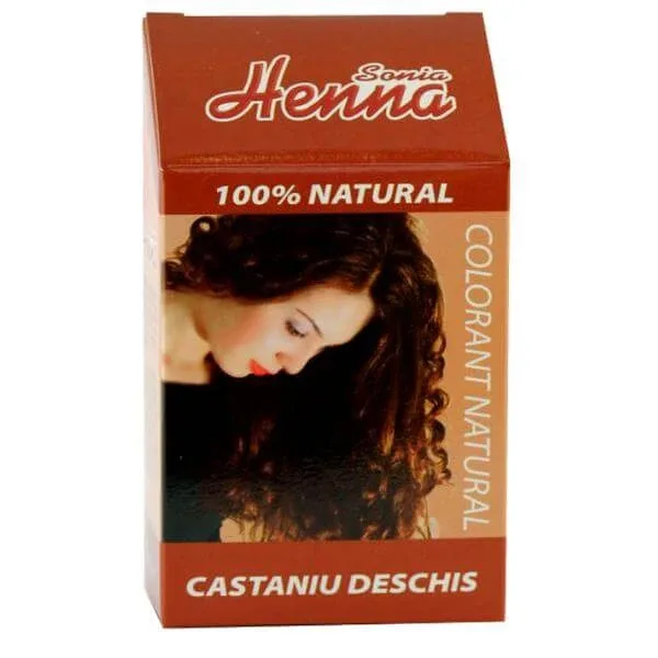 Colorant natural Sonia Henna castaniu deschis, 100 g, Kian Cosmetics — preț și oferte