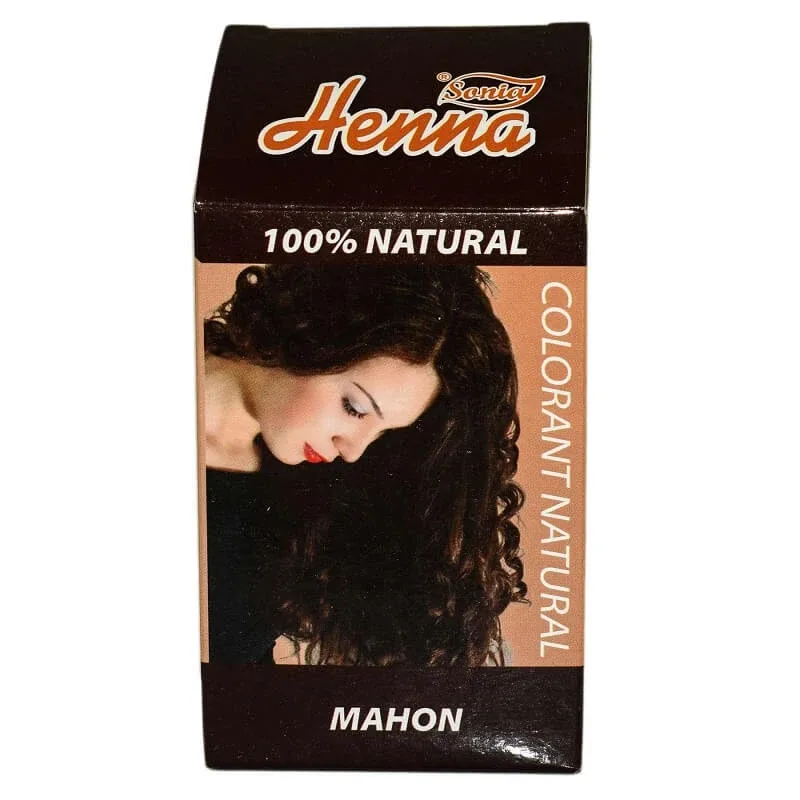 Colorant natural Sonia Henna mahon, 100 g, Kian Cosmetics — preț și oferte