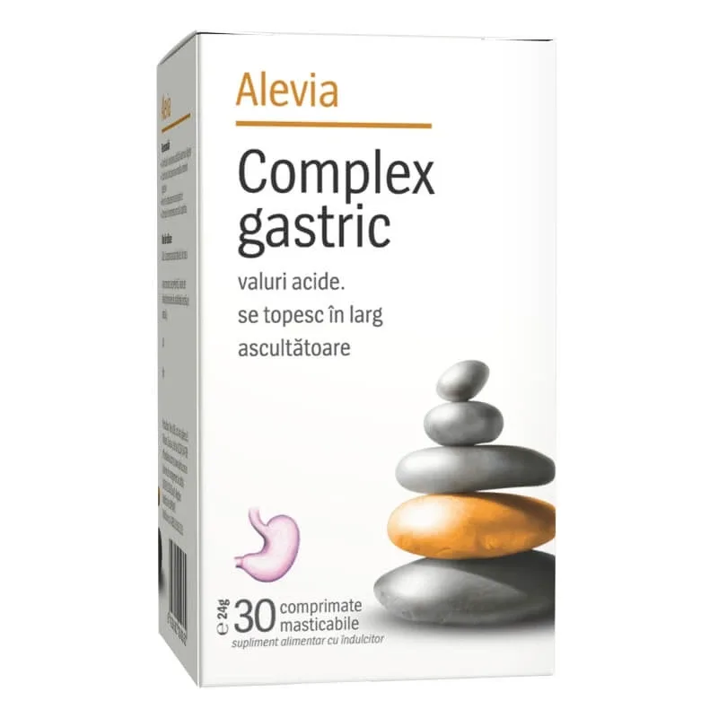 Complex gastric, 30 comprimate, Alevia — preț și oferte