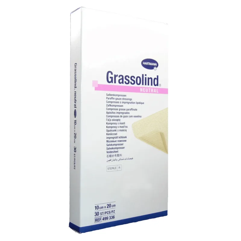 Comprese sterile Grassolind (499336), 10x20 cm, 30 bucăți, Hartmann — preț și oferte