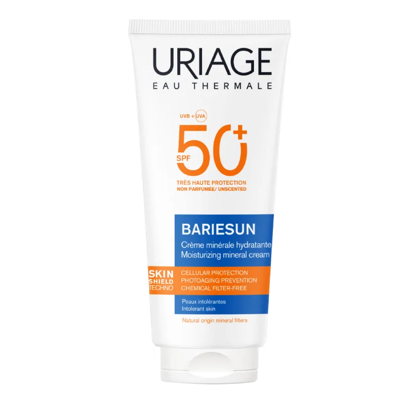 Crema minerala de protectie solara SPF50+ Bariesun, 100 ml, Uriage — preț și oferte