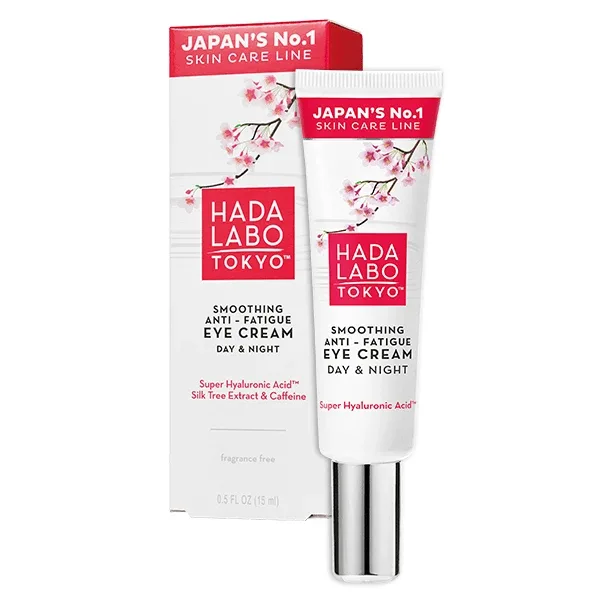 Crema anti-oboseala de zi si noapte pentru ochi cu acid super hialuronic, 15 ml, Hada Labo Tokyo — preț și oferte