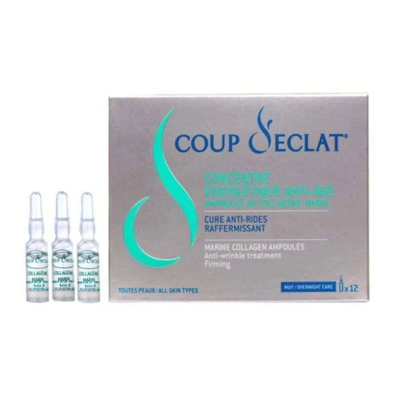 Fiole anti-rid cu colagen marin Coup D'eclat, 12 bucati, Asepta LABORATOIRES ASEPTA — preț și oferte