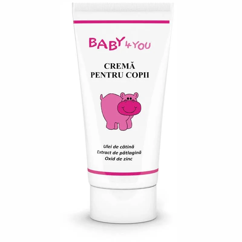 Crema Baby 4 You pentru copii cu ulei de cătină, 50 ml, Tis Farmaceutic — preț și oferte