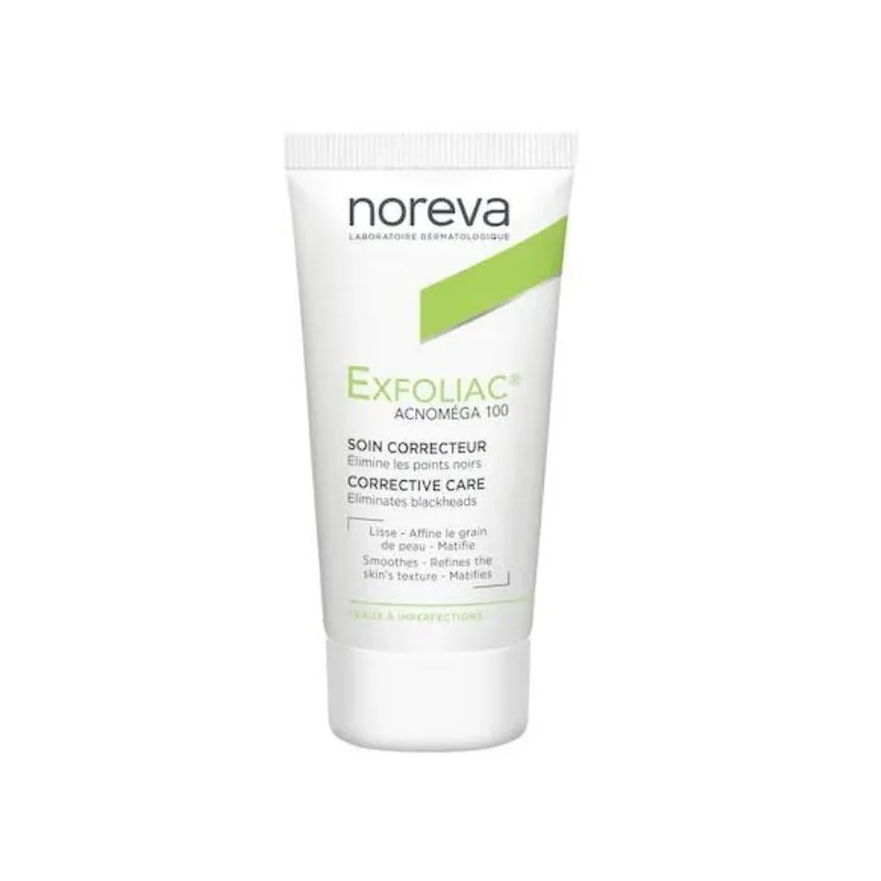 Noreva Exfoliac Acnomega 100 Crema corectoare si de ingrijire, 30ml — preț și oferte