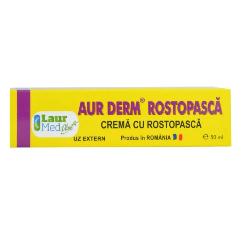 Crema cu rostopasca si rasina Aur Derm, 50 ml, Laur Med — preț și oferte