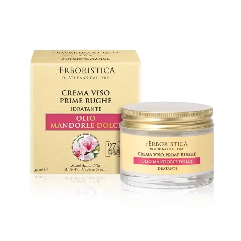 Cremă de față cu ulei de migdale dulci, 50 ml, L'Erboristica — preț și oferte