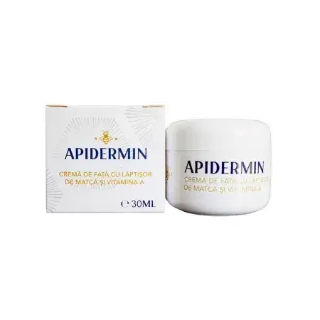 Crema de fata cu laptisor de matca si Vitamina A Apidermin, 30 ml, Complex Apicol Veceslav — preț și oferte