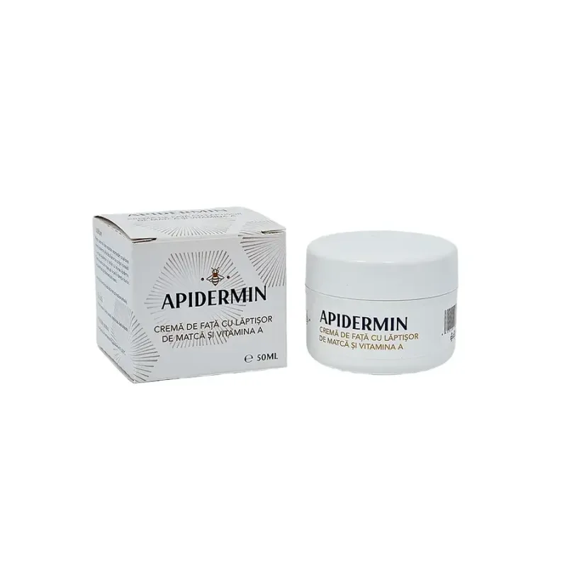 Apidermin Crema de față cu lăptișor de matcă și Vitamina A, 50 ml, Complex Apicol Veceslav — preț și oferte
