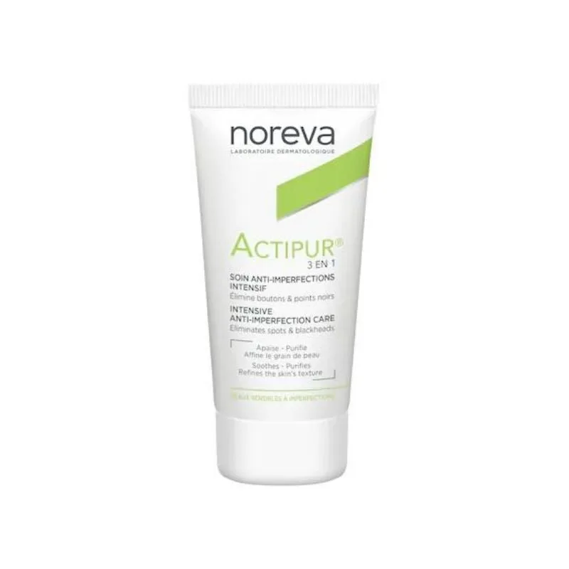 Noreva Actipur Crema 3 in 1 de ingrijire intensiva, 30ml — preț și oferte
