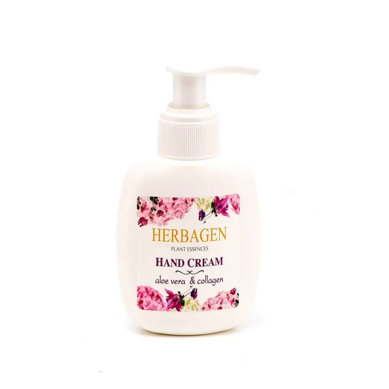 Crema de maini aloe vera si colagen, 100 g, Herbagen — preț și oferte