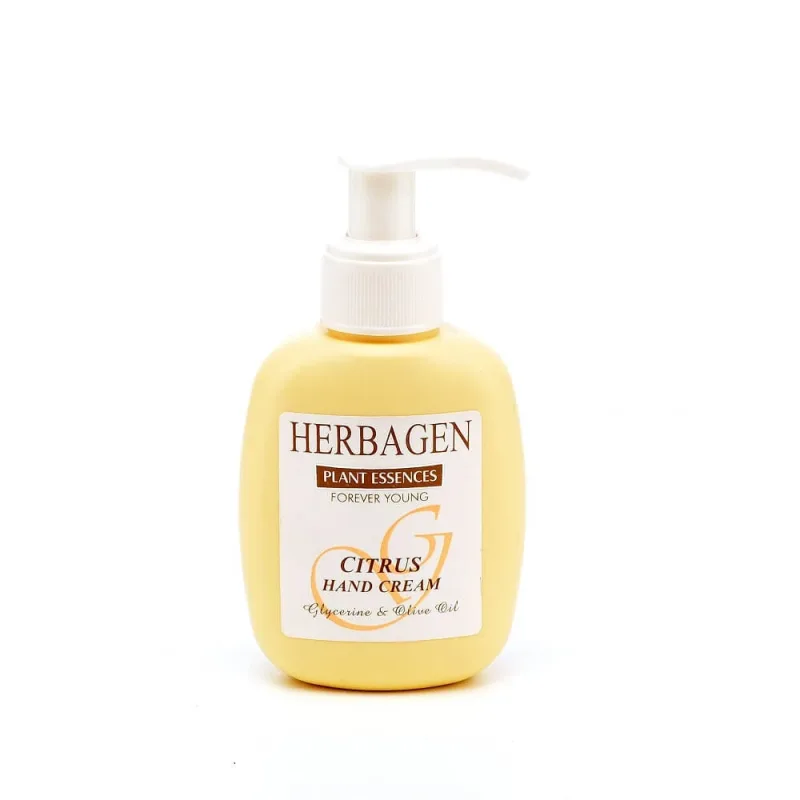 Crema de maini cu citrice, glicerina si ulei de măsline, 100 ml, Herbagen — preț și oferte