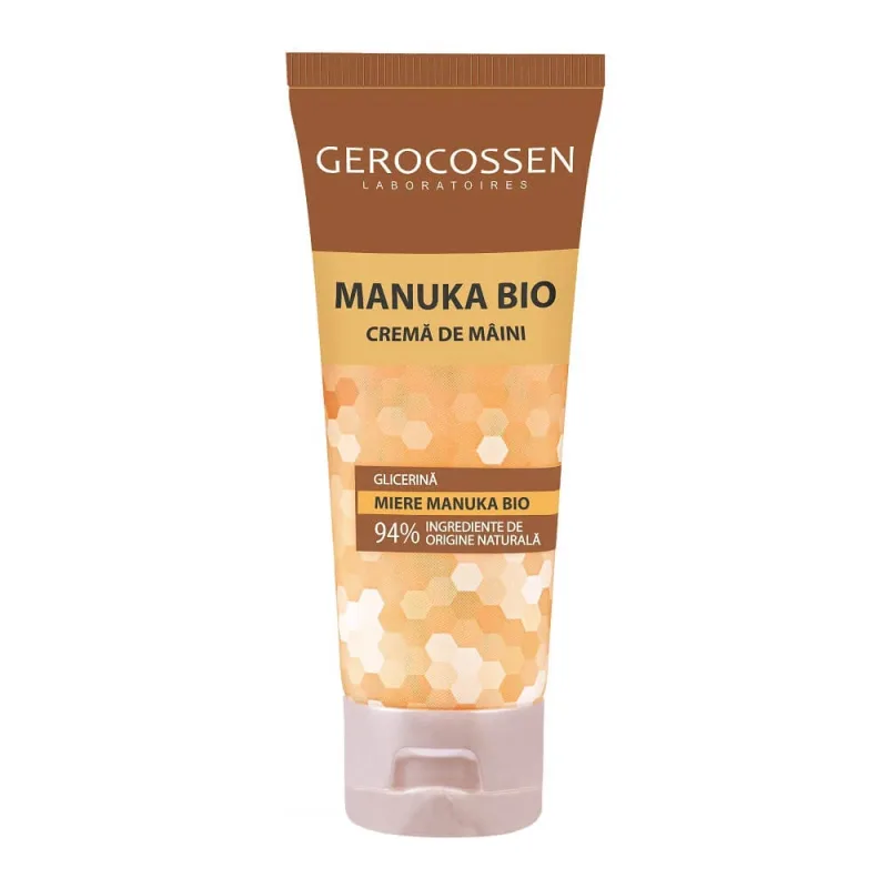 Crema de maini cu miere Manuka Bio, 75 ml, Gerocossen — preț și oferte