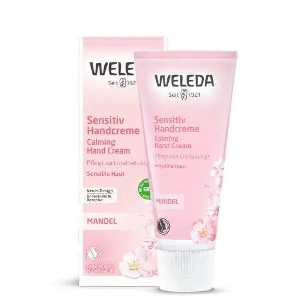 Cremă de mâini cu migdale pentru piele sensibilă, 50 ml, Weleda — preț și oferte