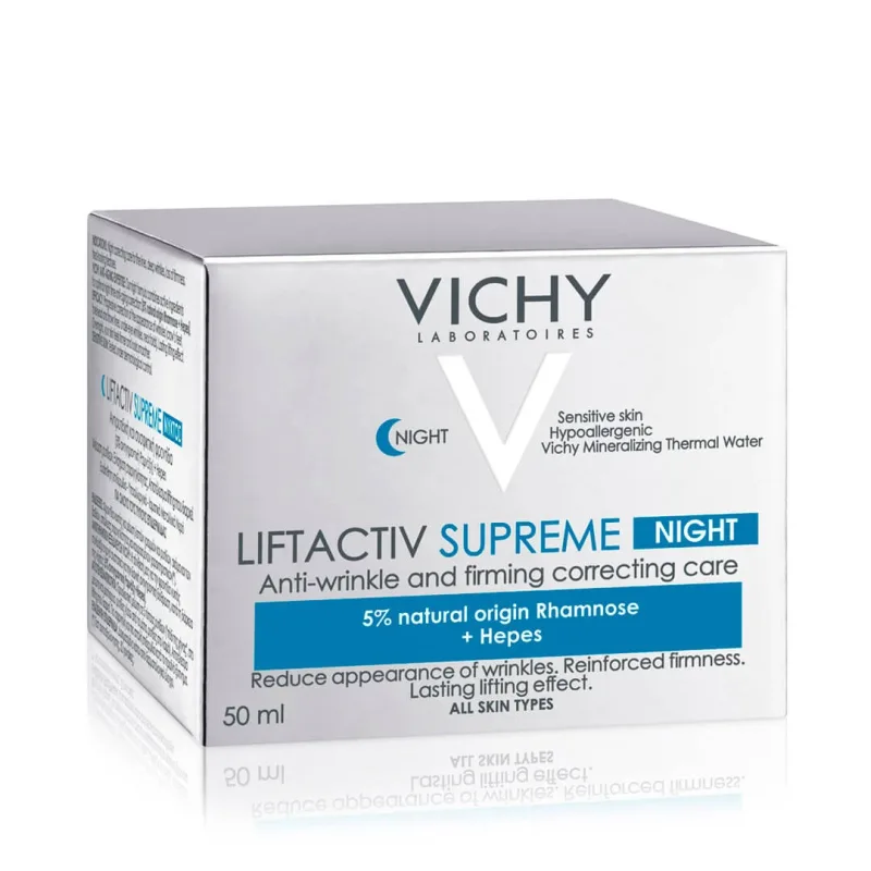 Vichy Liftactiv Supreme Cremă de noapte antirid și fermitate, 50 ml — preț și oferte