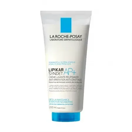 La Roche-Posay Lipikar Syndet AP+ cremă de spălare anti-iritații pentru piele sensibilă, 200 ml — preț și oferte