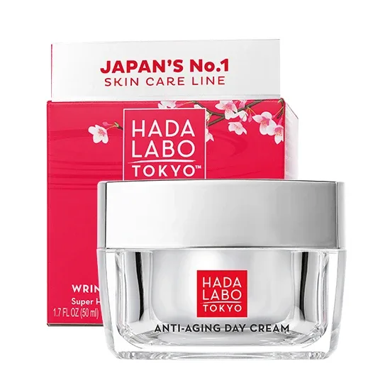 Crema de zi anti-aging fara parfum cu acid super hialuronic, 50 ml, Hada Labo Tokyo — preț și oferte