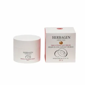 Crema de zi cu extract de melc SPF 15, 50 g, Herbagen