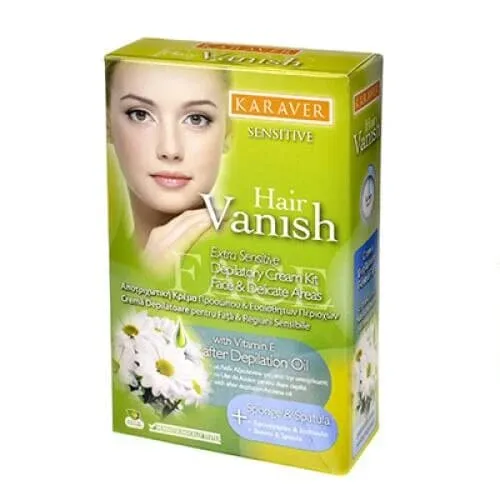 Crema depilatoare pentru fata si zone sensibile, 50 ml, Karaver — preț și oferte