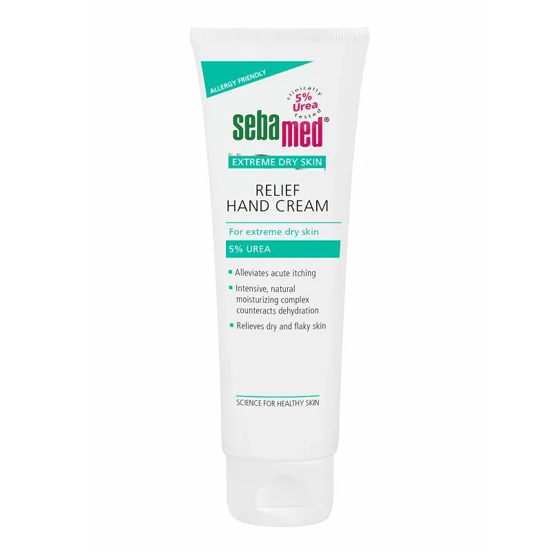 Crema dermatologica pentru maini pentru piele foarte uscata cu 5% uree, 75ml, sebamed — preț și oferte