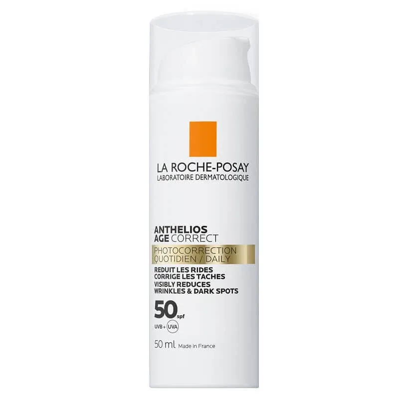Cremă fotoprotectoare SPF 50 Anthelios Age Correct, 50 ml, La Roche-Posay — preț și oferte