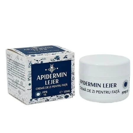 Crema lejera hidratanta de zi Apidermin, 50 ml, Complex Apicol Veceslav — preț și oferte