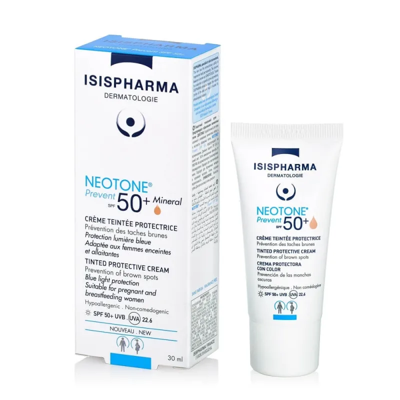 Isispharma Neotone Crema nuantatoare preotectoare Prevent SPF50+, 30 ml — preț și oferte