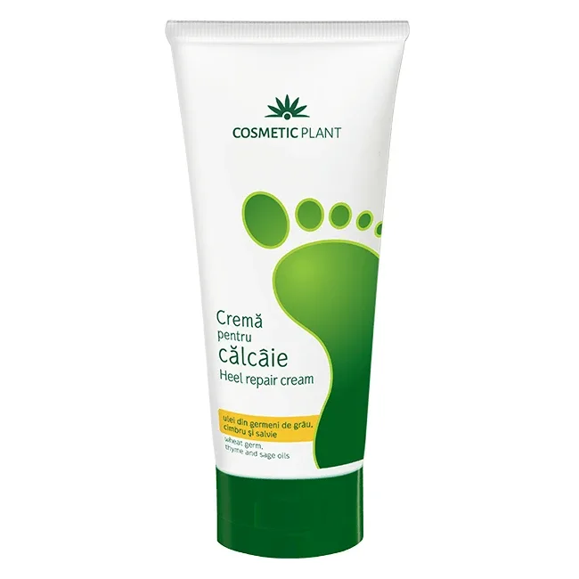 Crema pentru calcaie cu ulei din germeni de grau, cimbru si salvie, 100 ml, Cosmetic Plant — preț și oferte