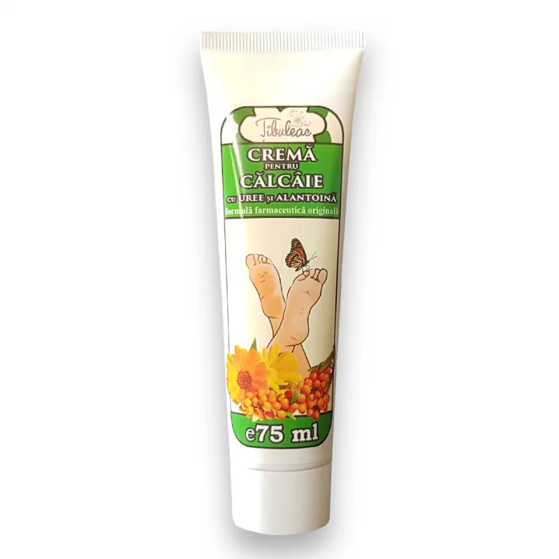 Crema pentru calcaie cu ureecsi alantoina, 75 ml, Tibuleac Plant — preț și oferte