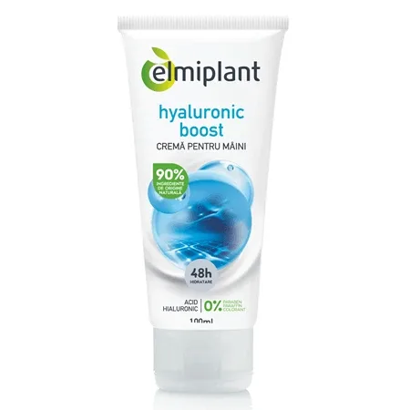 Crema pentru maini Hyaluronic Boost, 100 ml, Elmiplant — preț și oferte
