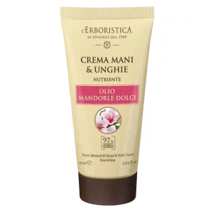 Cremă pentru mâini și unghii cu ulei de migdale dulci, 75 ml, L'Erboristica