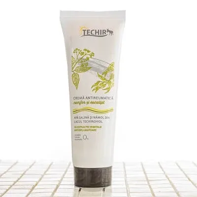 Crema pentru masaj antireumatic cu camfor si eucalipt, 125 g, Techir — preț și oferte
