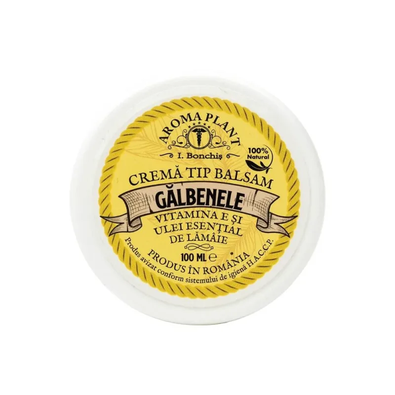 Cremă Tip Balsam cu Gălbenele, 100 g, Aroma Plant — preț și oferte