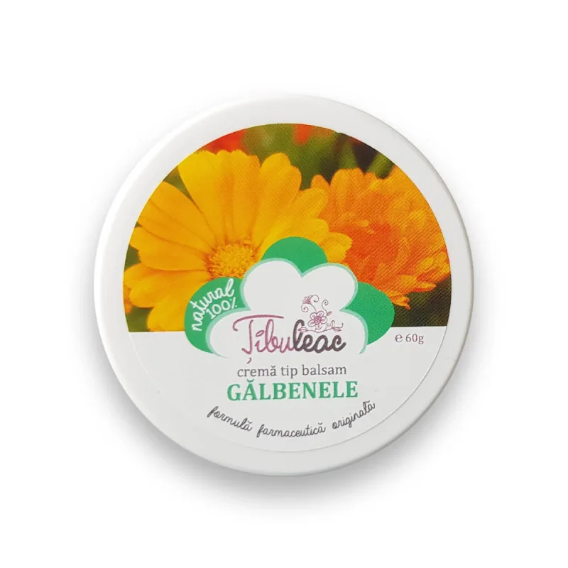 Cremă tip balsam gălbenele, 60 g, Tibuleac Plant — preț și oferte