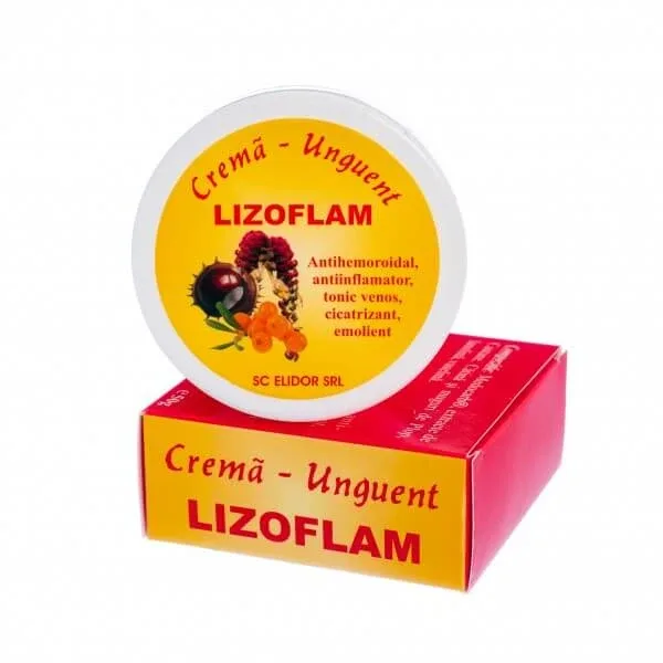 Cremă unguent Lizoflam, 50 g, Elidor — preț și oferte