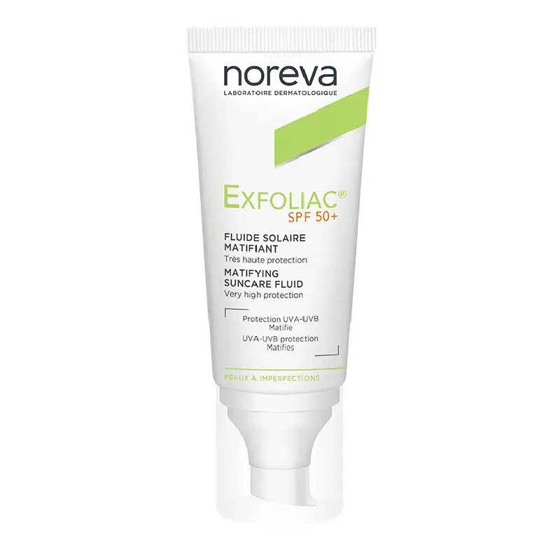 Fluid matifiant protector SPF 50+ Exfoliac, 40 ml, Noreva — preț și oferte