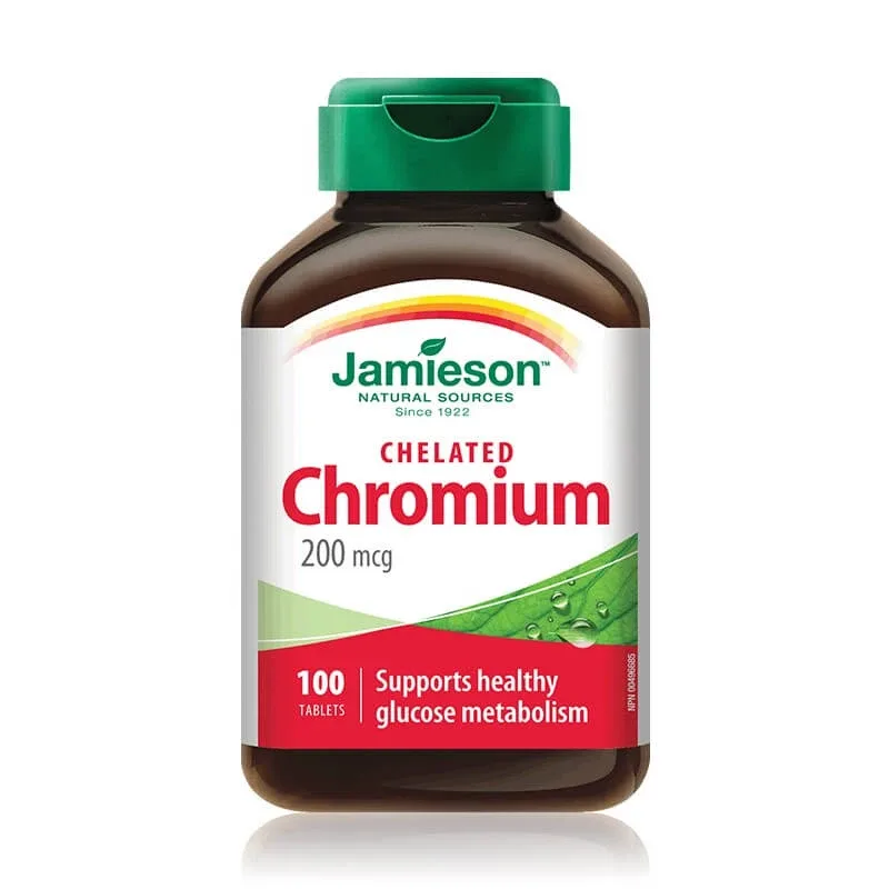 Crom Chelat 200mcg, 100 tablete, Jamieson JAMIESON LABORATOIRES — preț și oferte