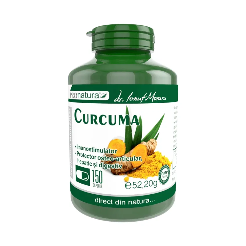 Curcuma, 150 capsule, Pro Natura — preț și oferte